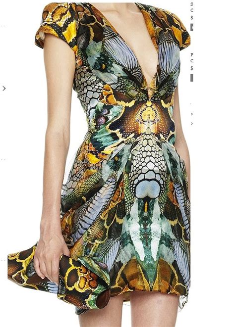 alexander mcqueen manta dress